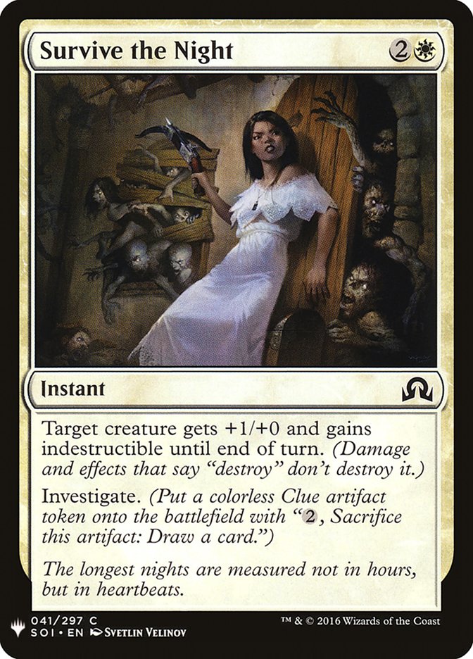 Survive the Night [Mystery Booster] | Dragon's Lair Comics and Fantasy Houston TX