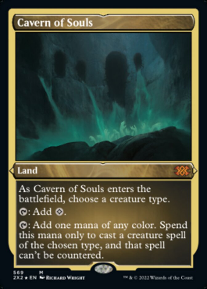 Cavern of Souls (Foil Etched) [Double Masters 2022] | Dragon's Lair Comics and Fantasy Houston TX