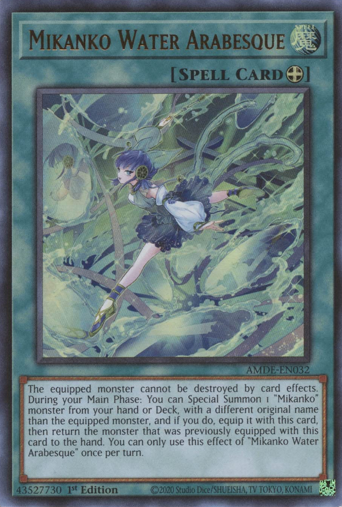 Mikanko Water Arabesque [AMDE-EN032] Ultra Rare | Dragon's Lair Comics and Fantasy Houston TX