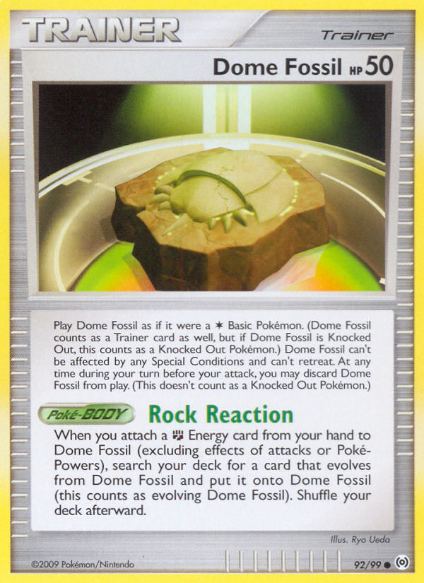 Dome Fossil (92/99) [Platinum: Arceus] | Dragon's Lair Comics and Fantasy Houston TX