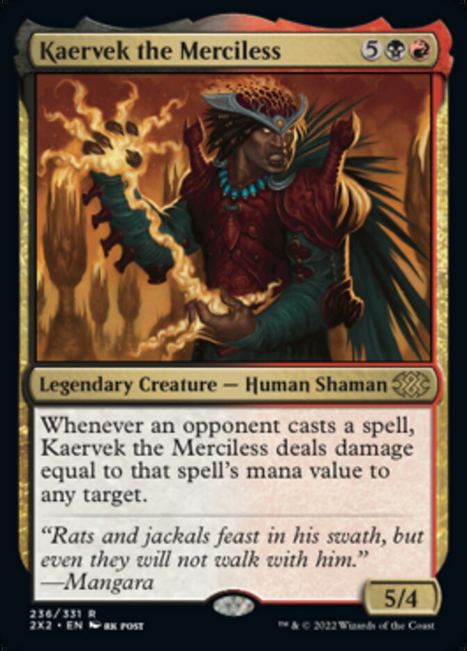 Kaervek the Merciless [Double Masters 2022] | Dragon's Lair Comics and Fantasy Houston TX