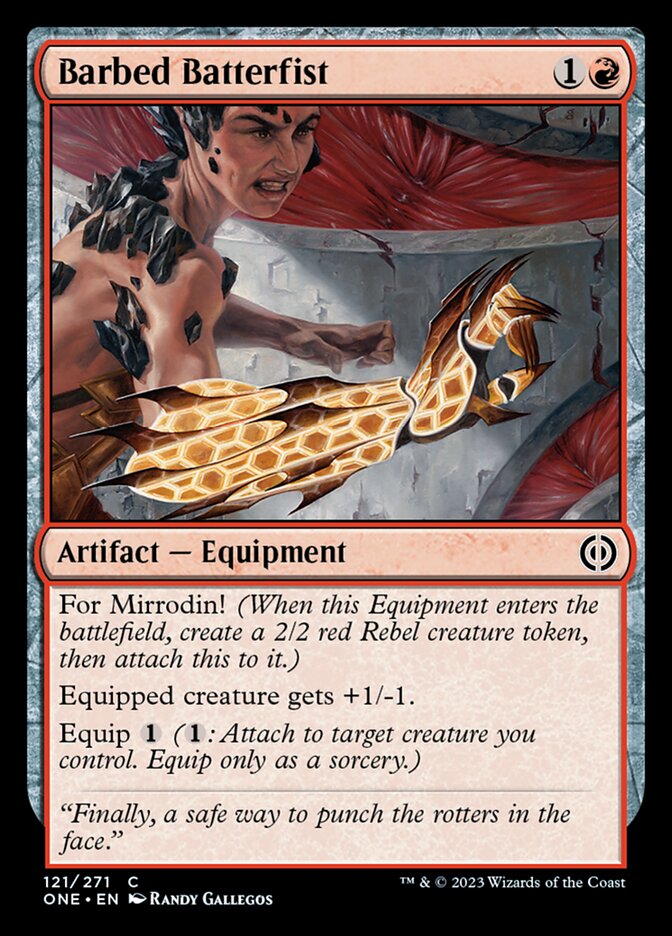 Barbed Batterfist [Phyrexia: All Will Be One] | Dragon's Lair Comics and Fantasy Houston TX