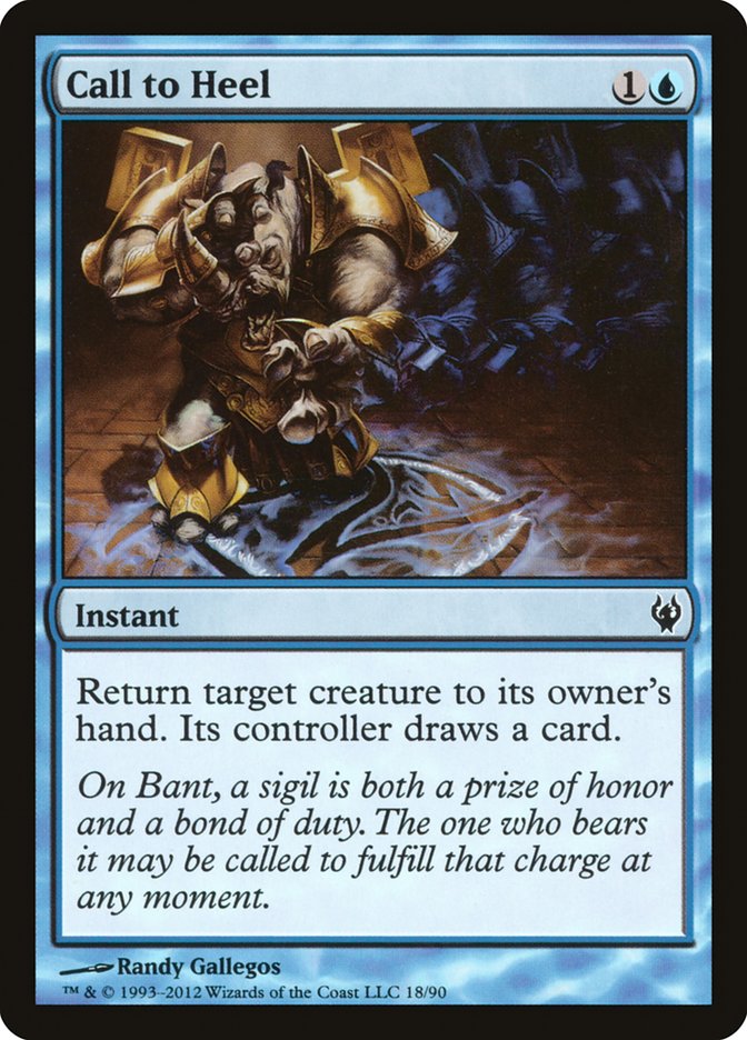 Call to Heel [Duel Decks: Izzet vs. Golgari] | Dragon's Lair Comics and Fantasy Houston TX