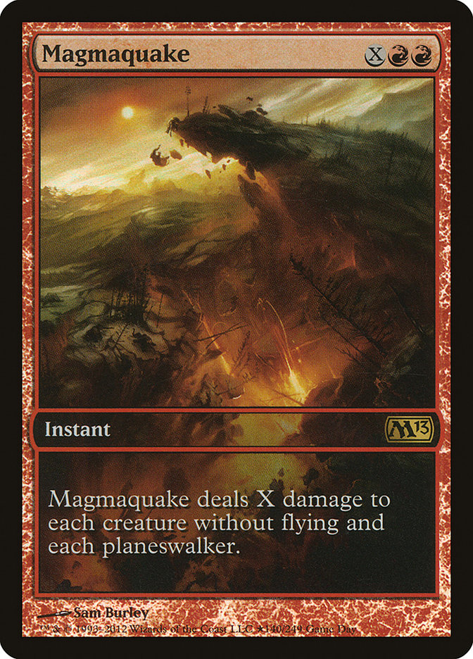 Magmaquake (Game Day) [Magic 2013 Promos] | Dragon's Lair Comics and Fantasy Houston TX