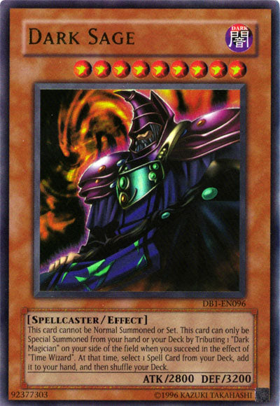 Dark Sage [DB1-EN096] Ultra Rare | Dragon's Lair Comics and Fantasy Houston TX