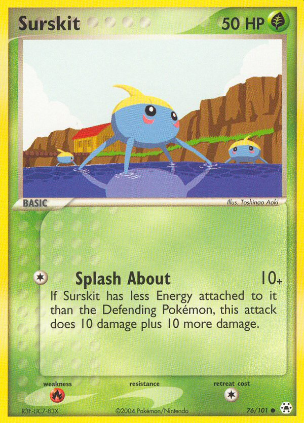 Surskit (76/101) [EX: Hidden Legends] | Dragon's Lair Comics and Fantasy Houston TX