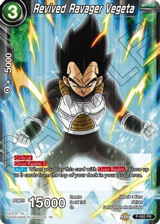 Revived Ravager Vegeta (P-082) [Mythic Booster] | Dragon's Lair Comics and Fantasy Houston TX