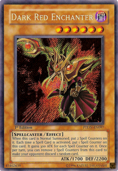 Dark Red Enchanter [PTDN-EN097] Secret Rare | Dragon's Lair Comics and Fantasy Houston TX