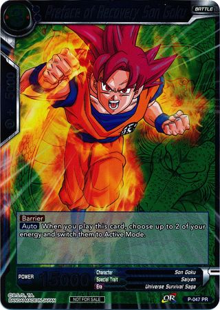 Preface of Recovery Son Goku (Event Pack 2 - 2018) (P-047_PR) [Promotion Cards] | Dragon's Lair Comics and Fantasy Houston TX
