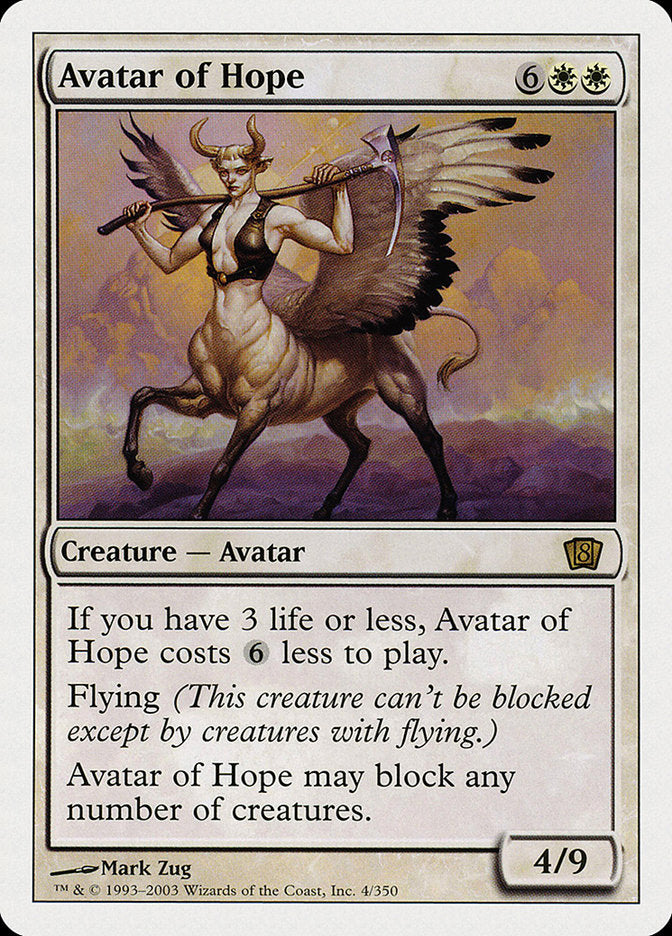 Avatar of Hope [Eighth Edition] | Dragon's Lair Comics and Fantasy Houston TX