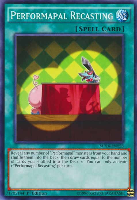 Performapal Recasting [MP16-EN023] Common | Dragon's Lair Comics and Fantasy Houston TX