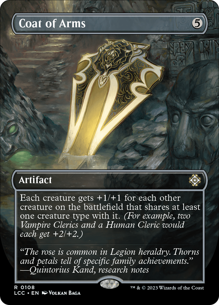 Coat of Arms (Borderless) [The Lost Caverns of Ixalan Commander] | Dragon's Lair Comics and Fantasy Houston TX