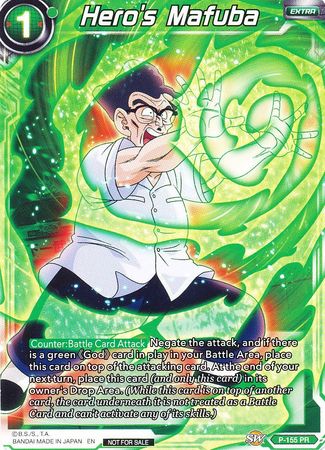 Hero's Mafuba (Power Booster: World Martial Arts Tournament) (P-155) [Promotion Cards] | Dragon's Lair Comics and Fantasy Houston TX
