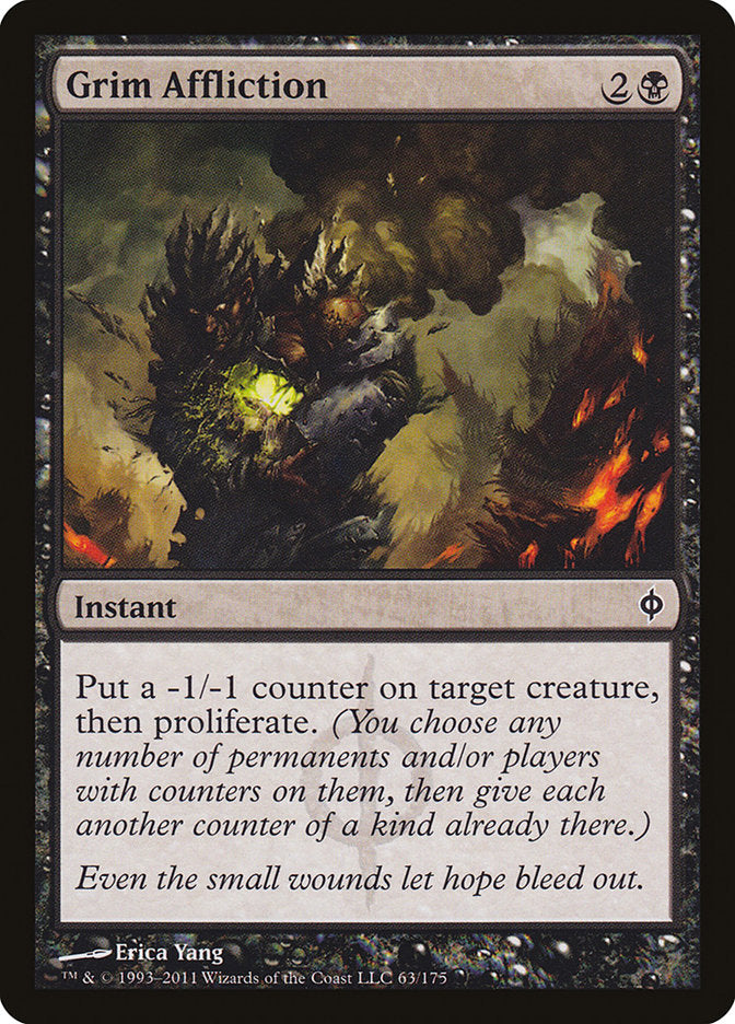 Grim Affliction [New Phyrexia] | Dragon's Lair Comics and Fantasy Houston TX
