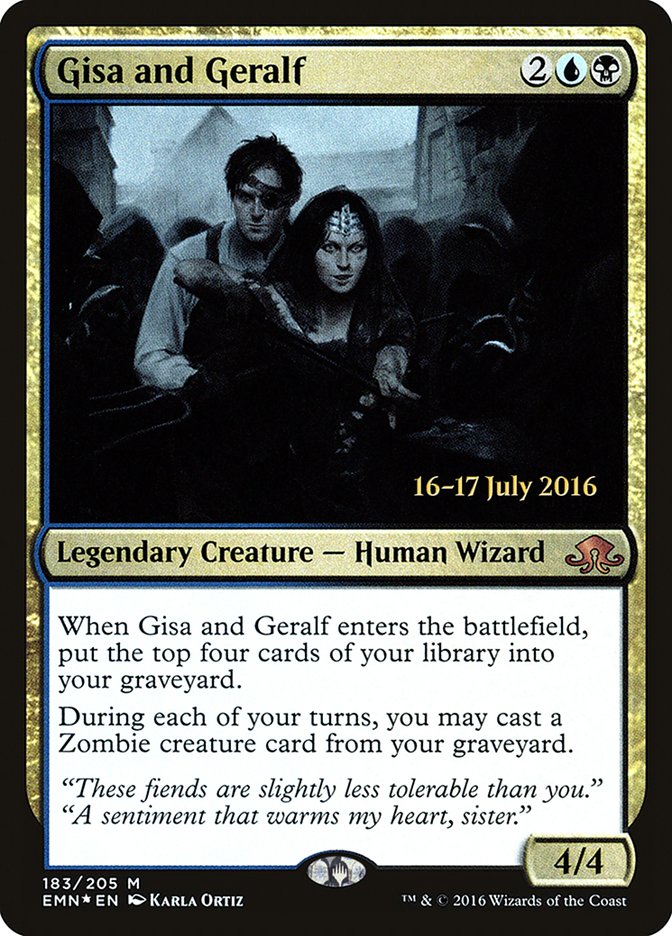 Gisa and Geralf [Eldritch Moon Prerelease Promos] | Dragon's Lair Comics and Fantasy Houston TX