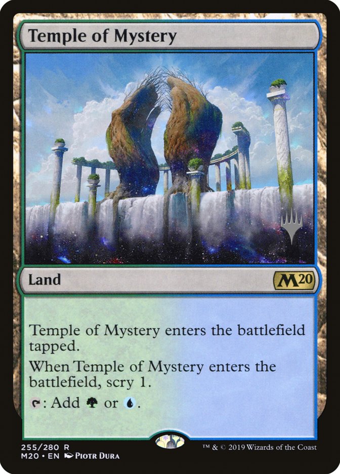 Temple of Mystery (Promo Pack) [Core Set 2020 Promos] | Dragon's Lair Comics and Fantasy Houston TX