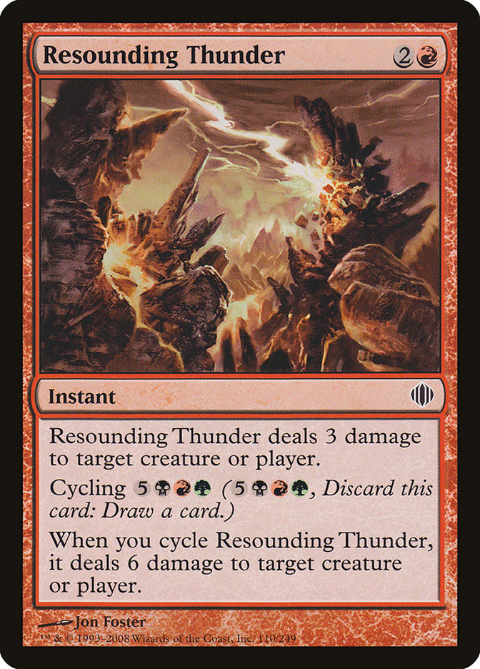 Resounding Thunder [Shards of Alara] | Dragon's Lair Comics and Fantasy Houston TX