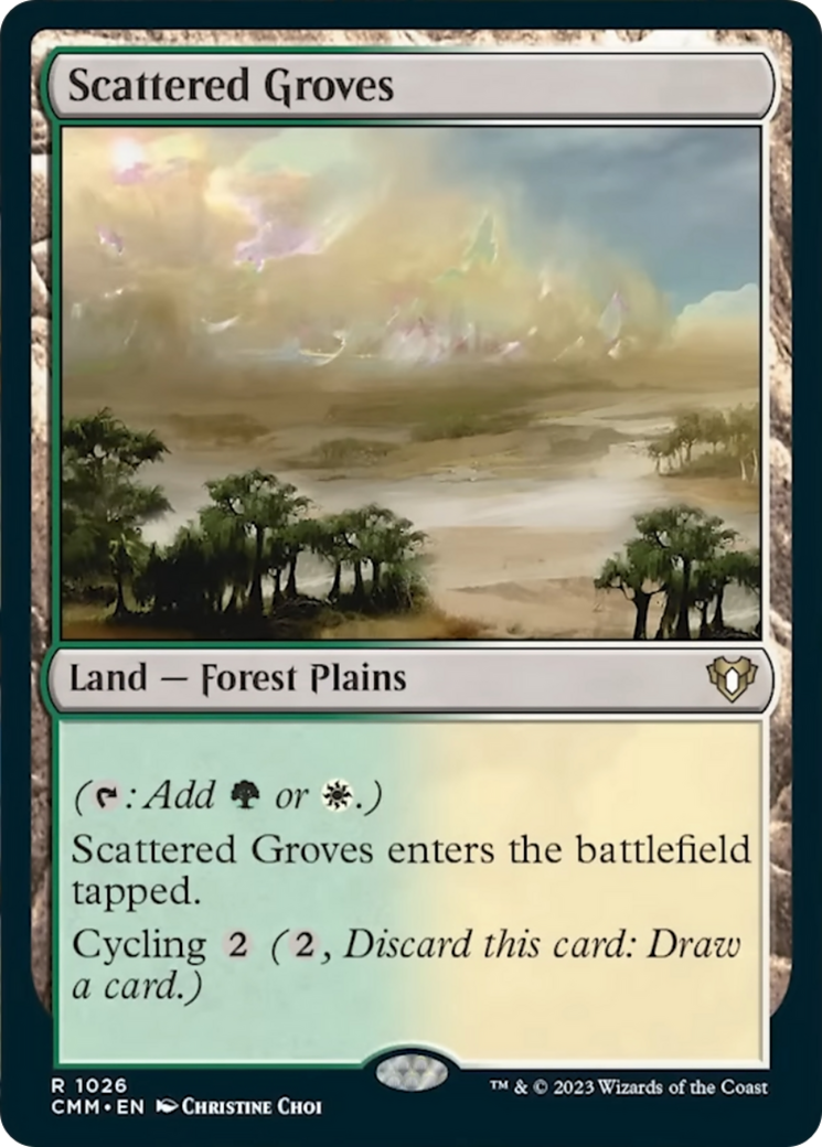 Scattered Groves [Commander Masters] | Dragon's Lair Comics and Fantasy Houston TX