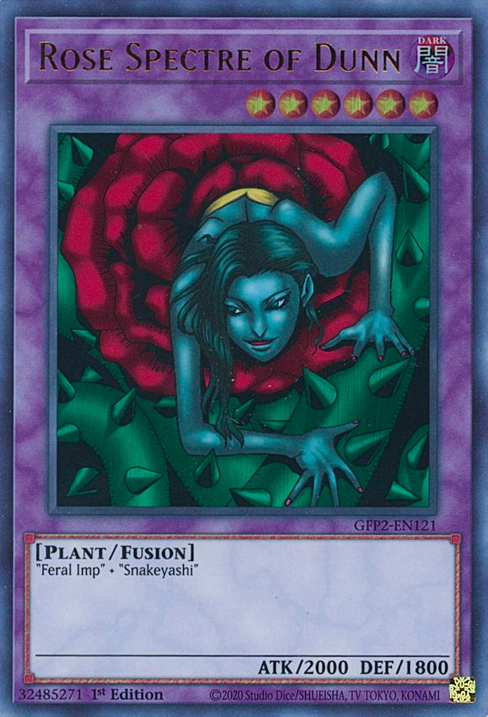 Rose Spectre of Dunn [GFP2-EN121] Ultra Rare | Dragon's Lair Comics and Fantasy Houston TX
