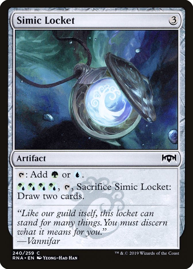 Simic Locket [Ravnica Allegiance] | Dragon's Lair Comics and Fantasy Houston TX