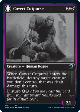 Covert Cutpurse // Covetous Geist [Innistrad: Double Feature] | Dragon's Lair Comics and Fantasy Houston TX