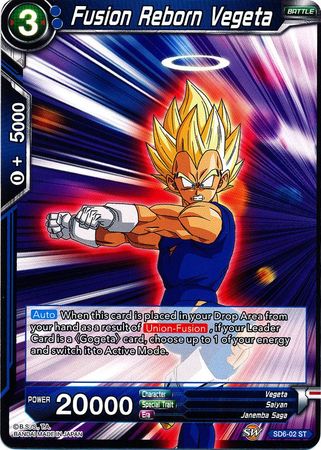 Fusion Reborn Vegeta (Starter Deck - Resurrected Fusion) (SD6-02) [Miraculous Revival] | Dragon's Lair Comics and Fantasy Houston TX