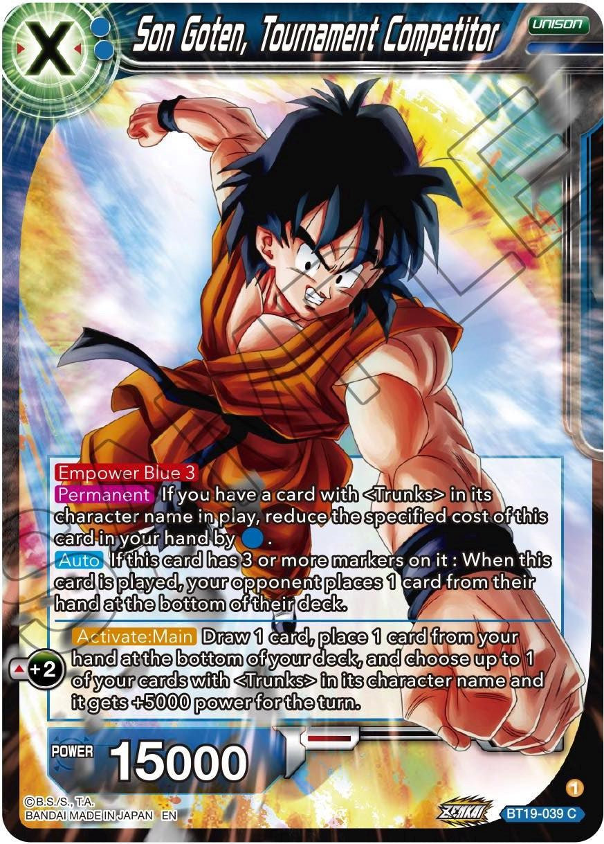Son Goten, Tournament Competitor (BT19-039) [Fighter's Ambition] | Dragon's Lair Comics and Fantasy Houston TX