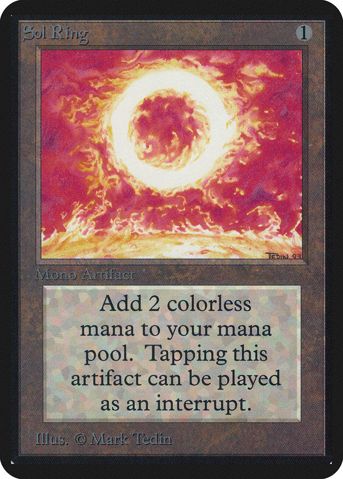 Sol Ring [Alpha Edition] | Dragon's Lair Comics and Fantasy Houston TX