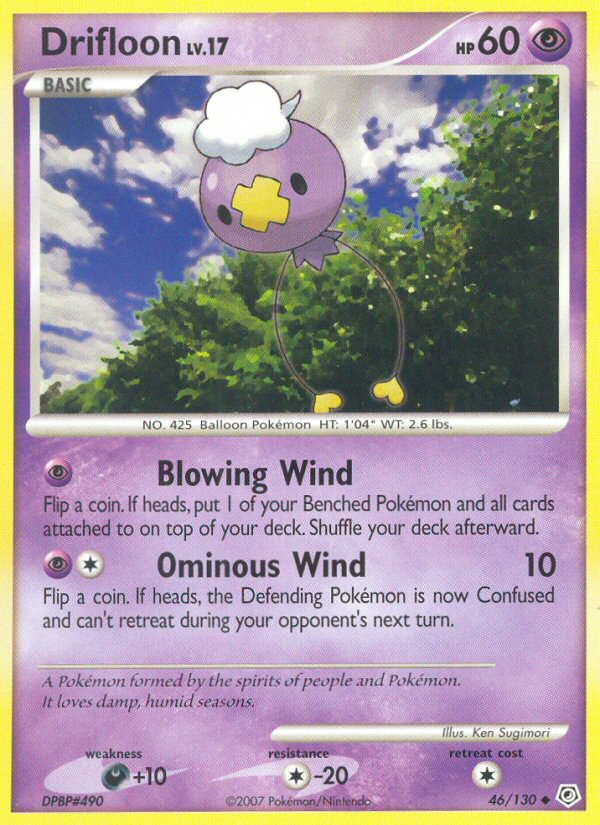 Drifloon (46/130) [Diamond & Pearl: Base Set] | Dragon's Lair Comics and Fantasy Houston TX