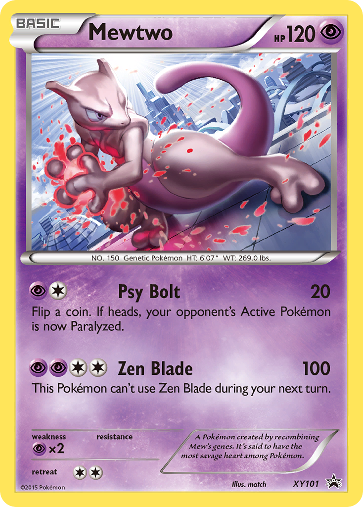 Mewtwo (XY101) [XY: Black Star Promos] | Dragon's Lair Comics and Fantasy Houston TX