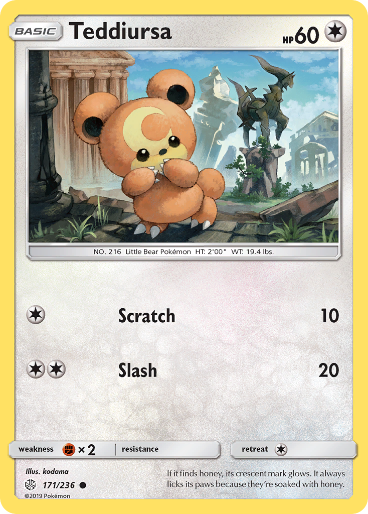 Teddiursa (171/236) [Sun & Moon: Cosmic Eclipse] | Dragon's Lair Comics and Fantasy Houston TX