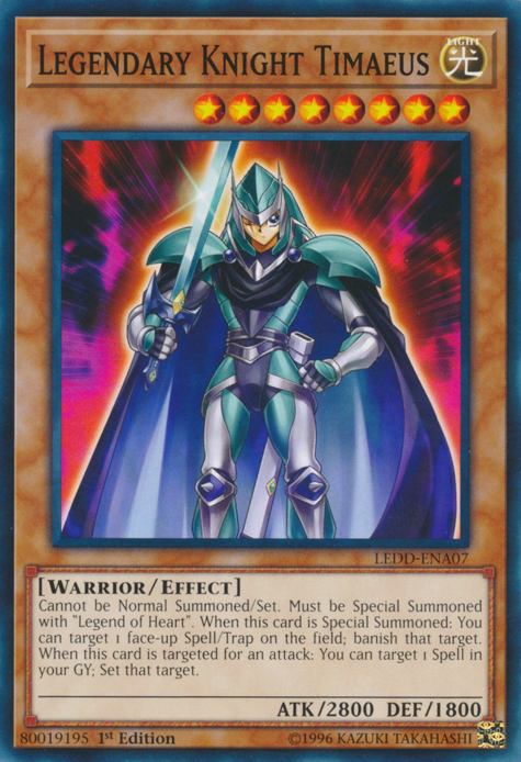 Legendary Knight Timaeus [LEDD-ENA07] Common | Dragon's Lair Comics and Fantasy Houston TX