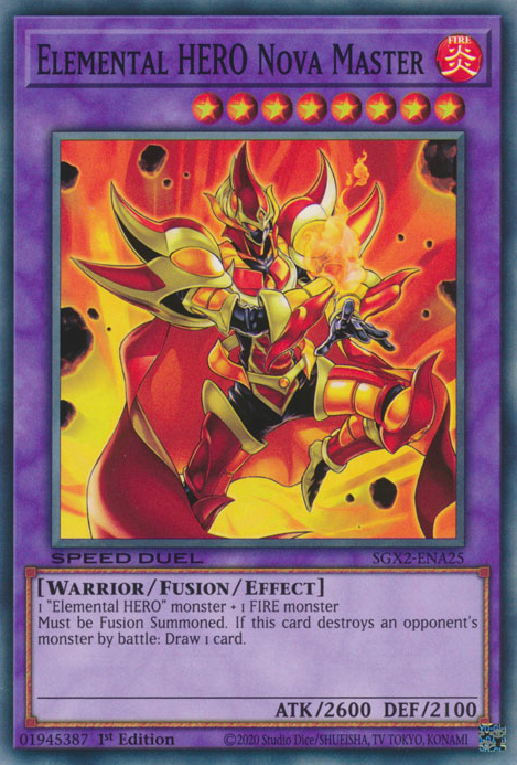 Elemental HERO Nova Master [SGX2-ENA25] Common | Dragon's Lair Comics and Fantasy Houston TX