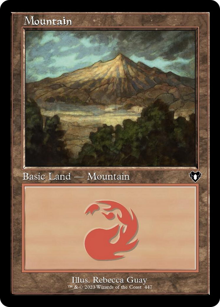 Mountain (447) (Retro) [Commander Masters] | Dragon's Lair Comics and Fantasy Houston TX