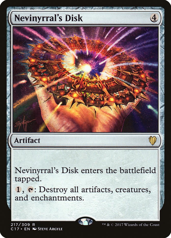 Nevinyrral's Disk [Commander 2017] | Dragon's Lair Comics and Fantasy Houston TX