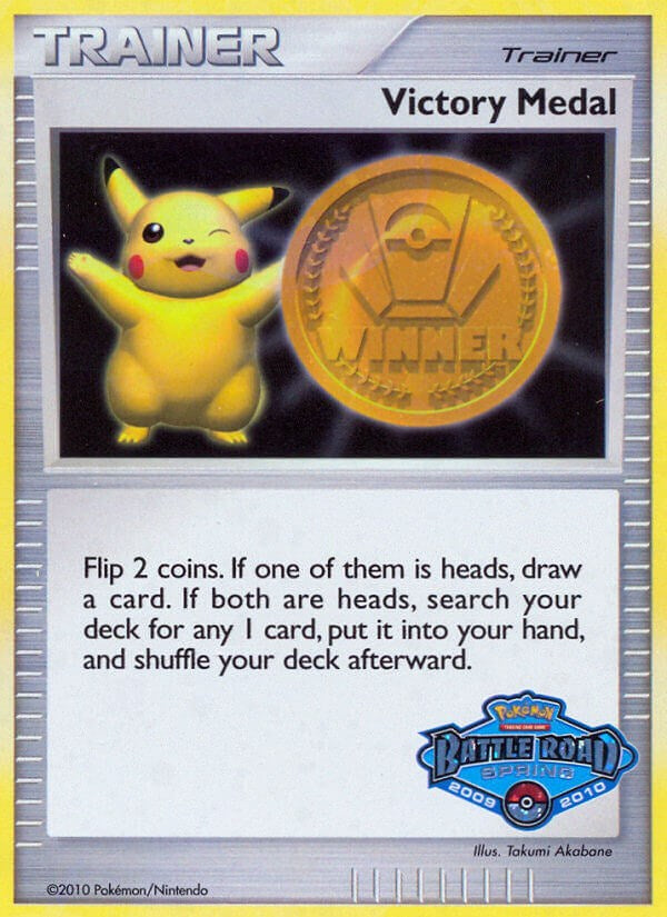 Victory Medal (2009-2010) (Battle Road Spring) [League & Championship Cards] | Dragon's Lair Comics and Fantasy Houston TX