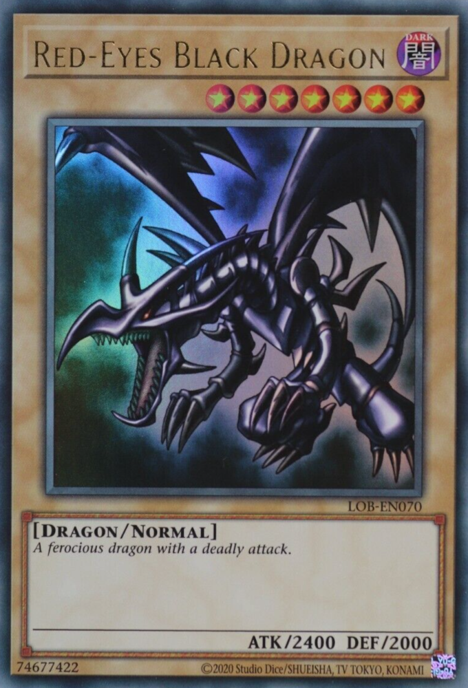 Red-Eyes Black Dragon (25th Anniversary) [LOB-EN070] Ultra Rare | Dragon's Lair Comics and Fantasy Houston TX
