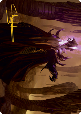 Extus, Oriq Overlord Art Card (Gold-Stamped Signature) [Strixhaven: School of Mages Art Series] | Dragon's Lair Comics and Fantasy Houston TX