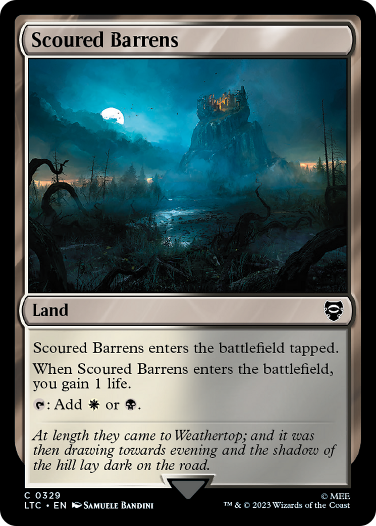 Scoured Barrens [The Lord of the Rings: Tales of Middle-Earth Commander] | Dragon's Lair Comics and Fantasy Houston TX