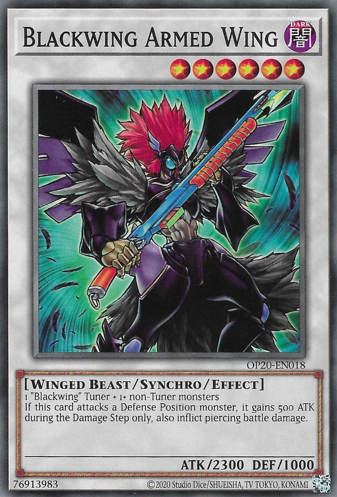 Blackwing Armed Wing [OP20-EN018] Common | Dragon's Lair Comics and Fantasy Houston TX