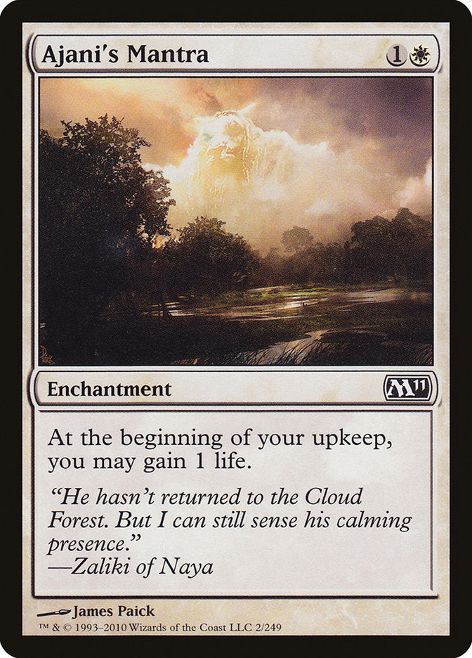 Ajani's Mantra [Magic 2011] | Dragon's Lair Comics and Fantasy Houston TX
