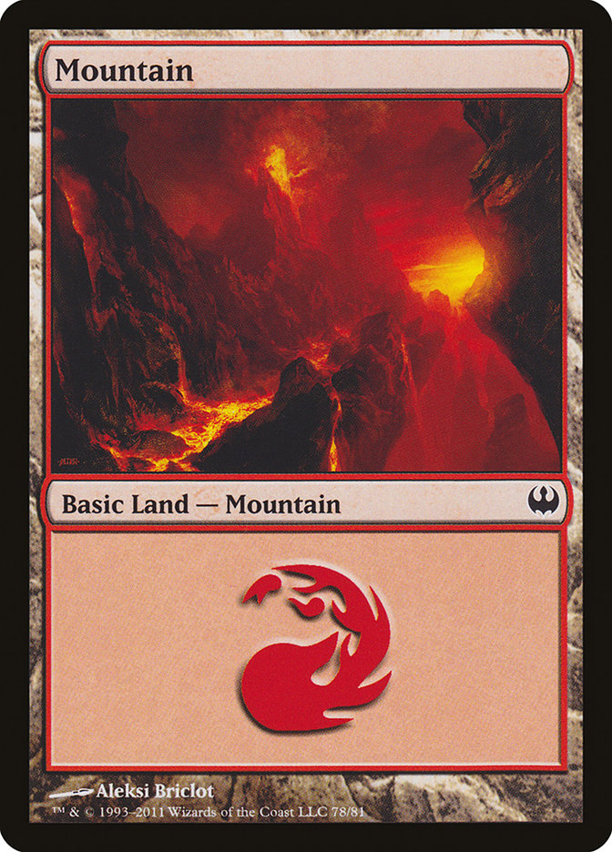 Mountain (78) [Duel Decks: Knights vs. Dragons] | Dragon's Lair Comics and Fantasy Houston TX