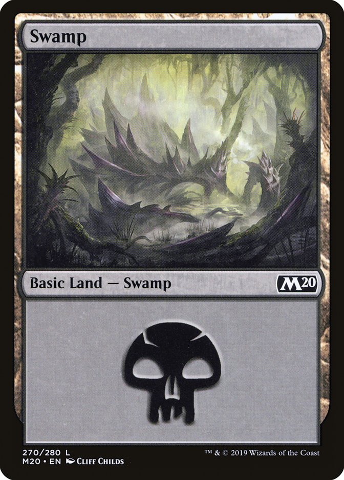 Swamp (270) [Core Set 2020] | Dragon's Lair Comics and Fantasy Houston TX