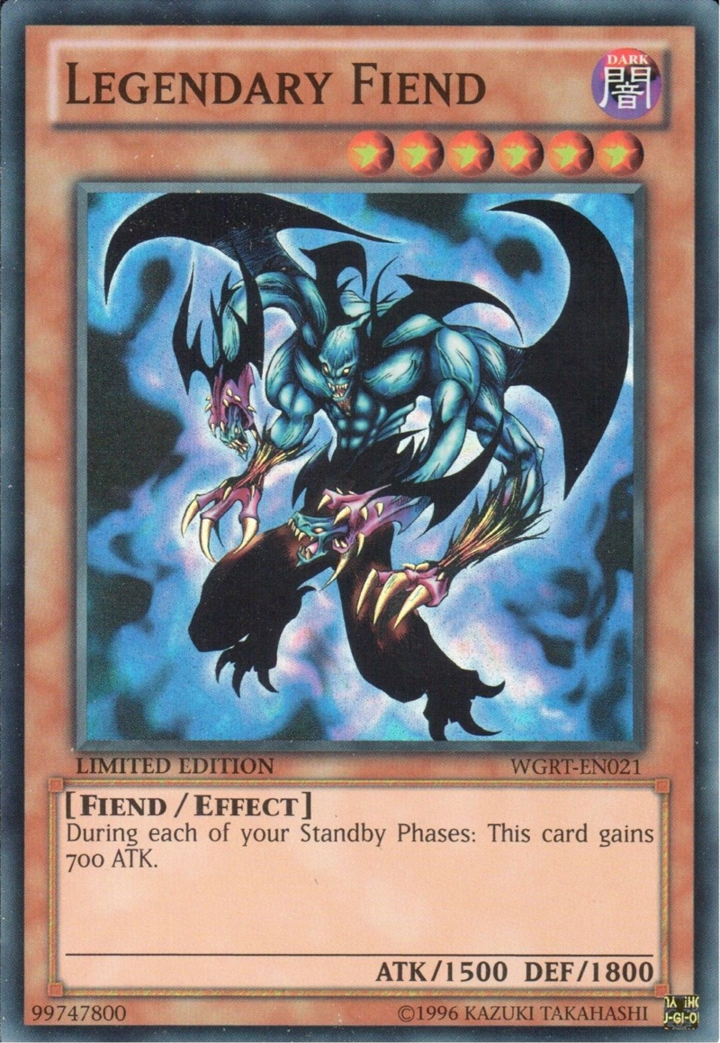 Legendary Fiend [WGRT-EN021] Super Rare | Dragon's Lair Comics and Fantasy Houston TX