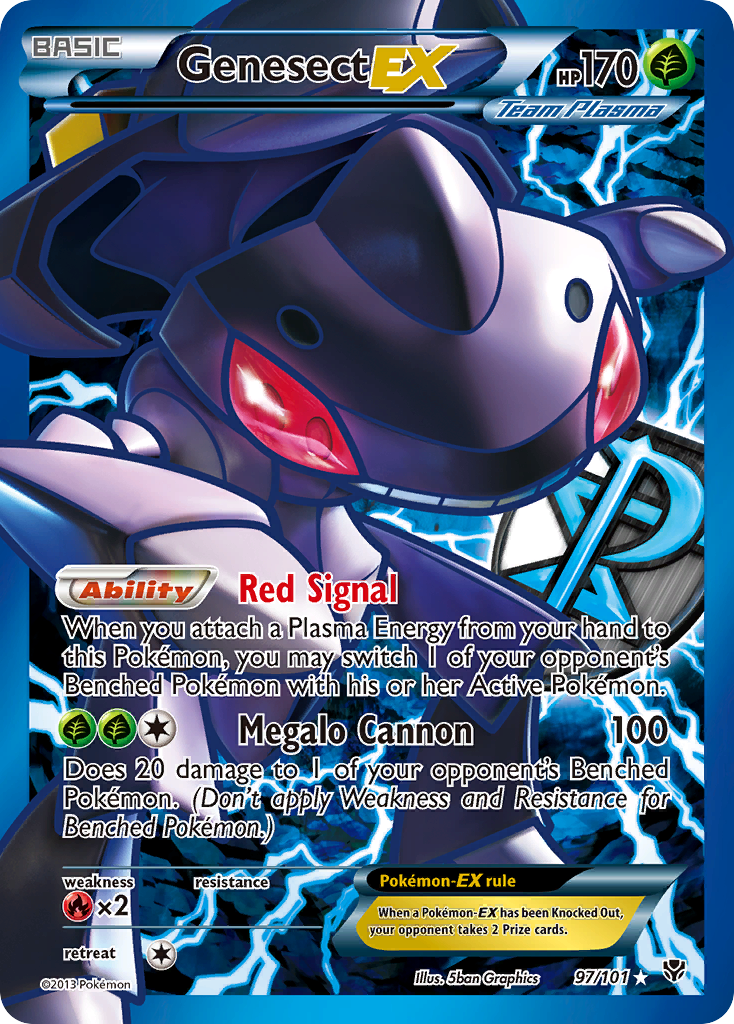 Genesect EX (97/101) [Black & White: Plasma Blast] | Dragon's Lair Comics and Fantasy Houston TX
