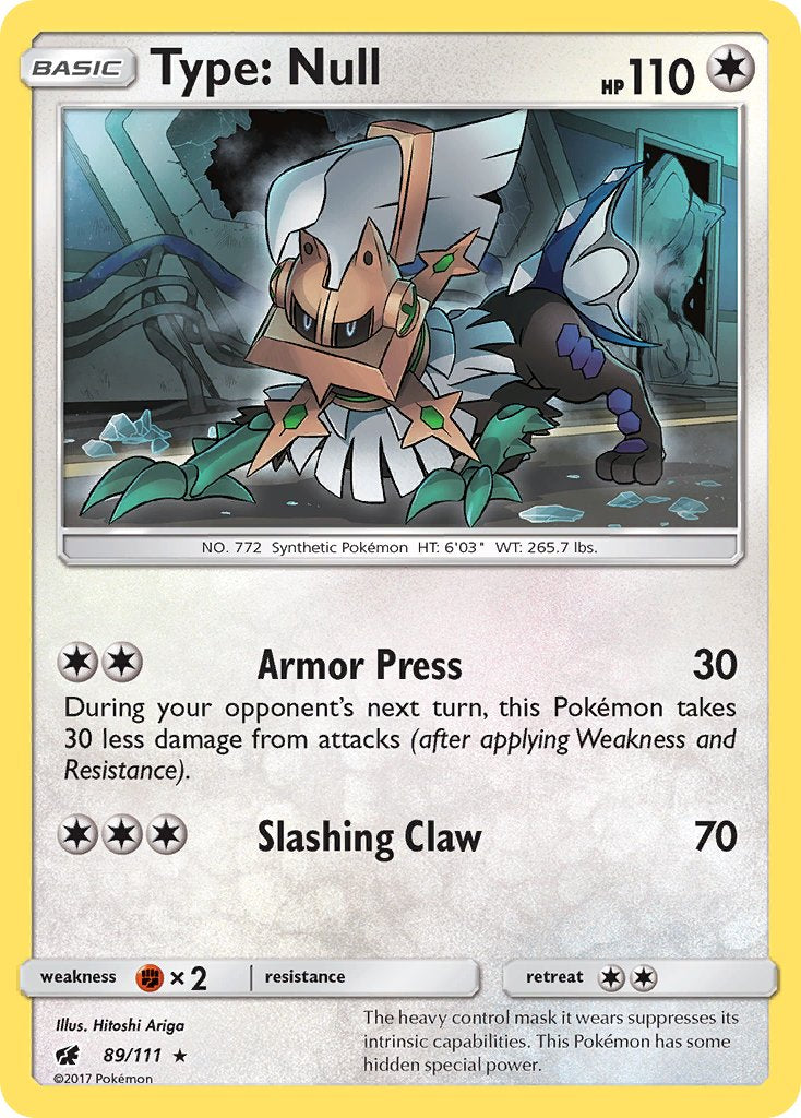 Type: Null (89/111) (Theme Deck Exclusive) [Sun & Moon: Crimson Invasion] | Dragon's Lair Comics and Fantasy Houston TX