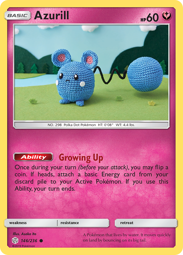 Azurill (146/236) [Sun & Moon: Cosmic Eclipse] | Dragon's Lair Comics and Fantasy Houston TX