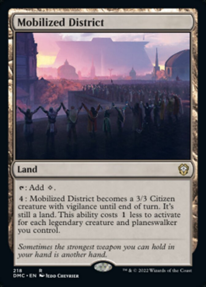 Mobilized District [Dominaria United Commander] | Dragon's Lair Comics and Fantasy Houston TX