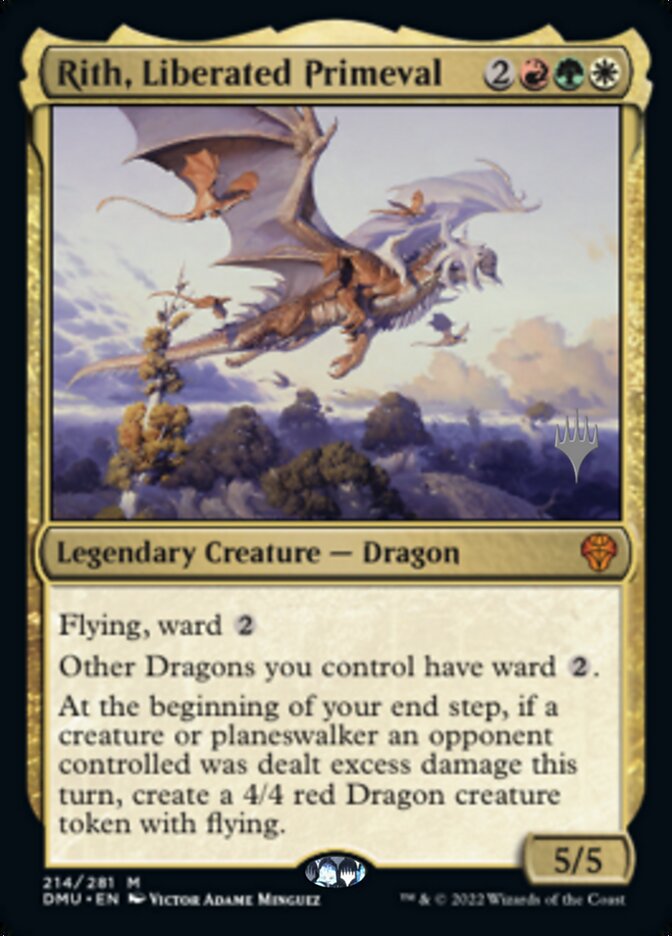Rith, Liberated Primeval (Promo Pack) [Dominaria United Promos] | Dragon's Lair Comics and Fantasy Houston TX
