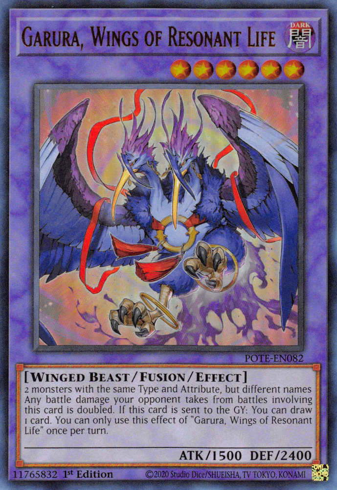 Garura, Wings of Resonant Life [POTE-EN082] Ultra Rare | Dragon's Lair Comics and Fantasy Houston TX